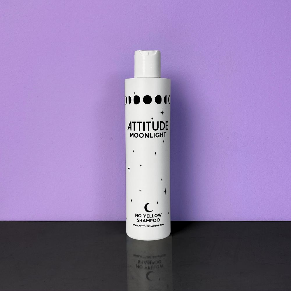 Attitude Hair Dye - Moonlight No Yellow Shampoo Shampooing argent -